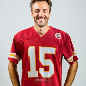 Jersey KC Chiefs Caballero Rojo