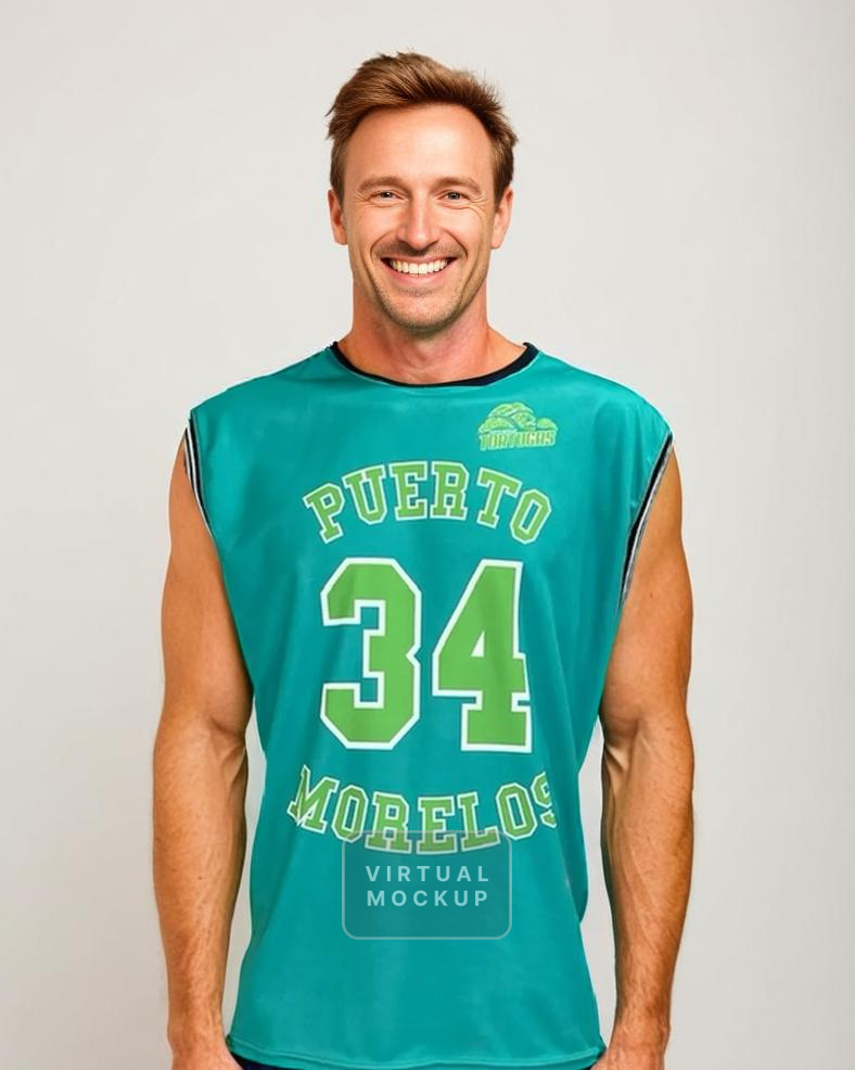 Jersey Basketball Tortugas Puerto Morelos